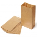 5 pcs Recyclable Kraft Shopping Bags Fast Food Paper Pouches DIY Paper Bags for Gift